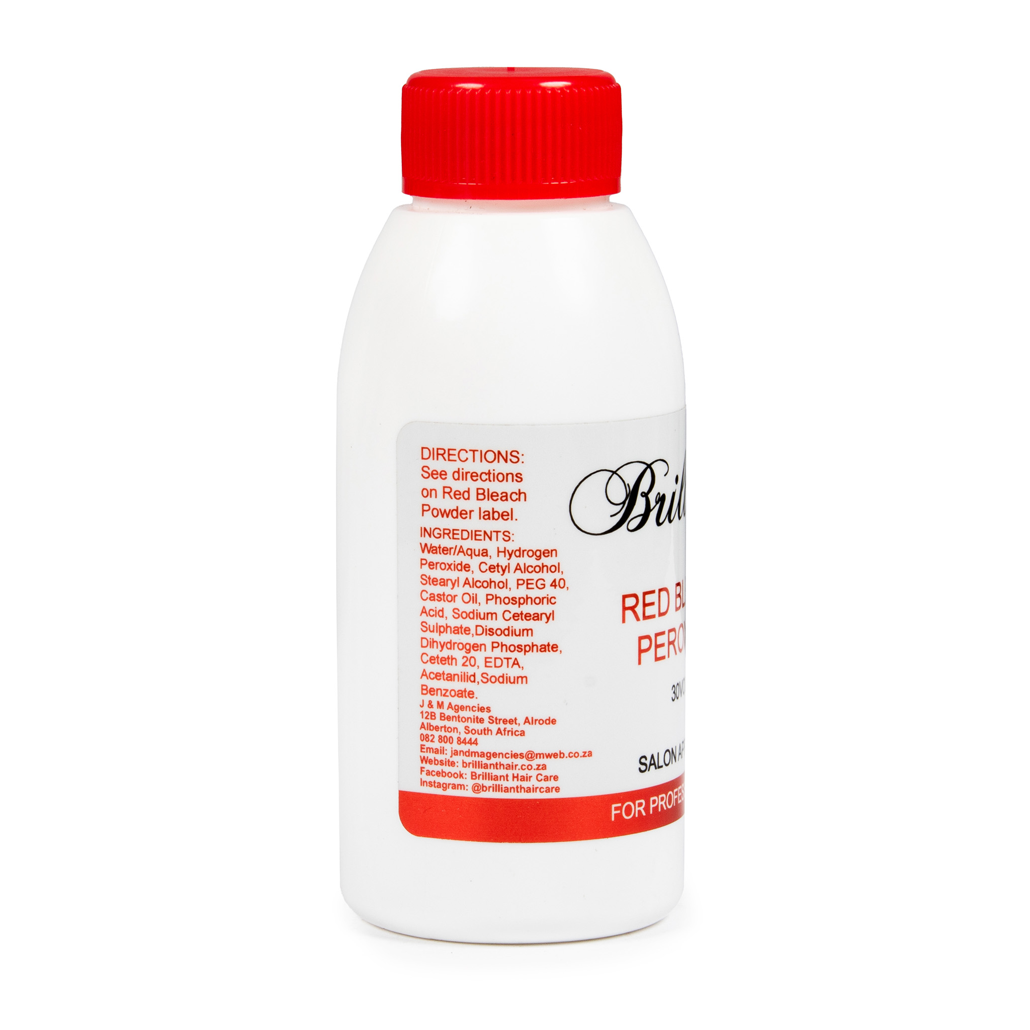 Red Bleach Powder Bleaching Kit Component 1 - 100ml - Image 4